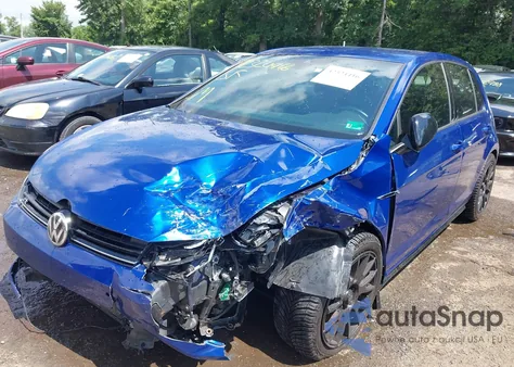 2018 Volkswagen Golf z USA, uszkodzony, nr VIN WVWVF7AU9JW246641